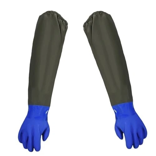 Teichhandschuhe, Lang-Fischerhandschuhe, PU Handschuhe Sandstrahlen Wasserdic... - Bild 2 von 4