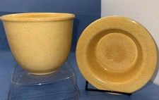 Pfaltzgraff Napoli Dip Ice Cooler Bowl Set Peach Chip Dip Server Chiller EUC