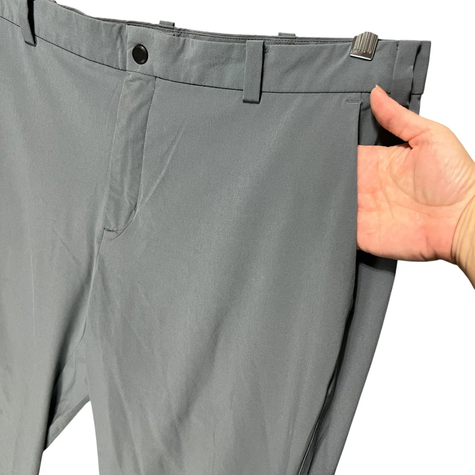 NIKE Mens Golf Tour Performance Pants Size 36x32 Stretch Water Repellent Gray - Image 3 of 4