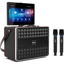 Karaoke Machine for Adults, with Lyrics Display, Smart Portable Big Bluetooth...