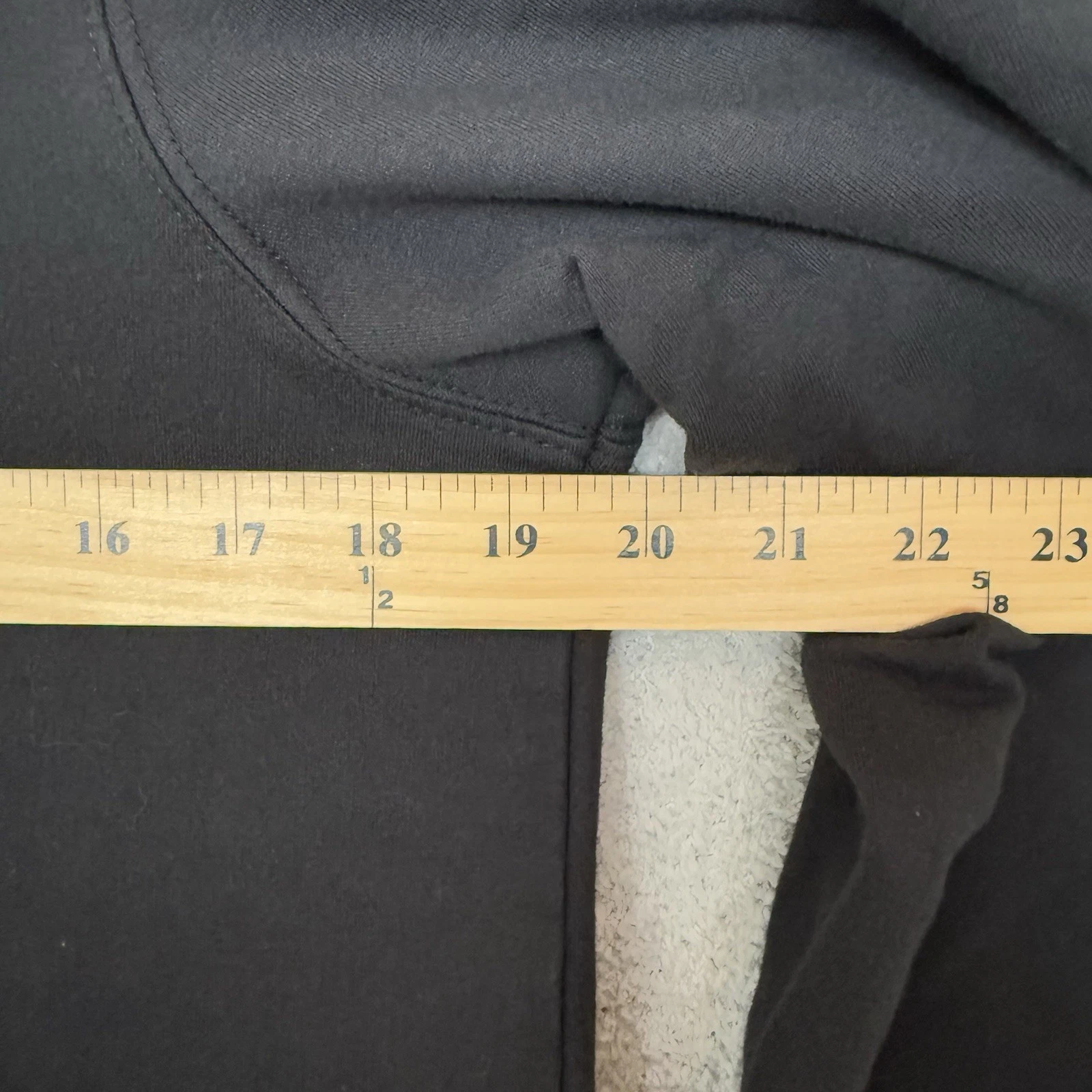 VETEMENTS Georgia Bulldogs Felpa con Cappuccio Donna Large (12 14) Nera Manica Lunga Lacci Schiena