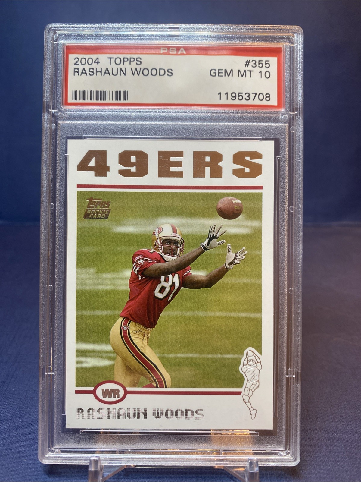 Rashaun Woods Topps #355 Base