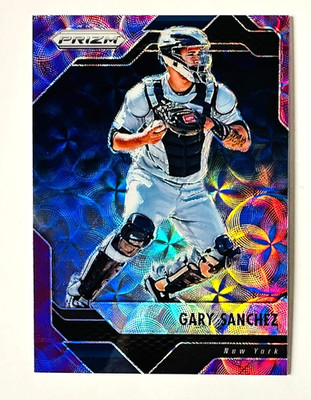 2017 Panini Prizm Gary Sanchez PURPLE Scope Prizm Card SP #/99 NY Yankees!