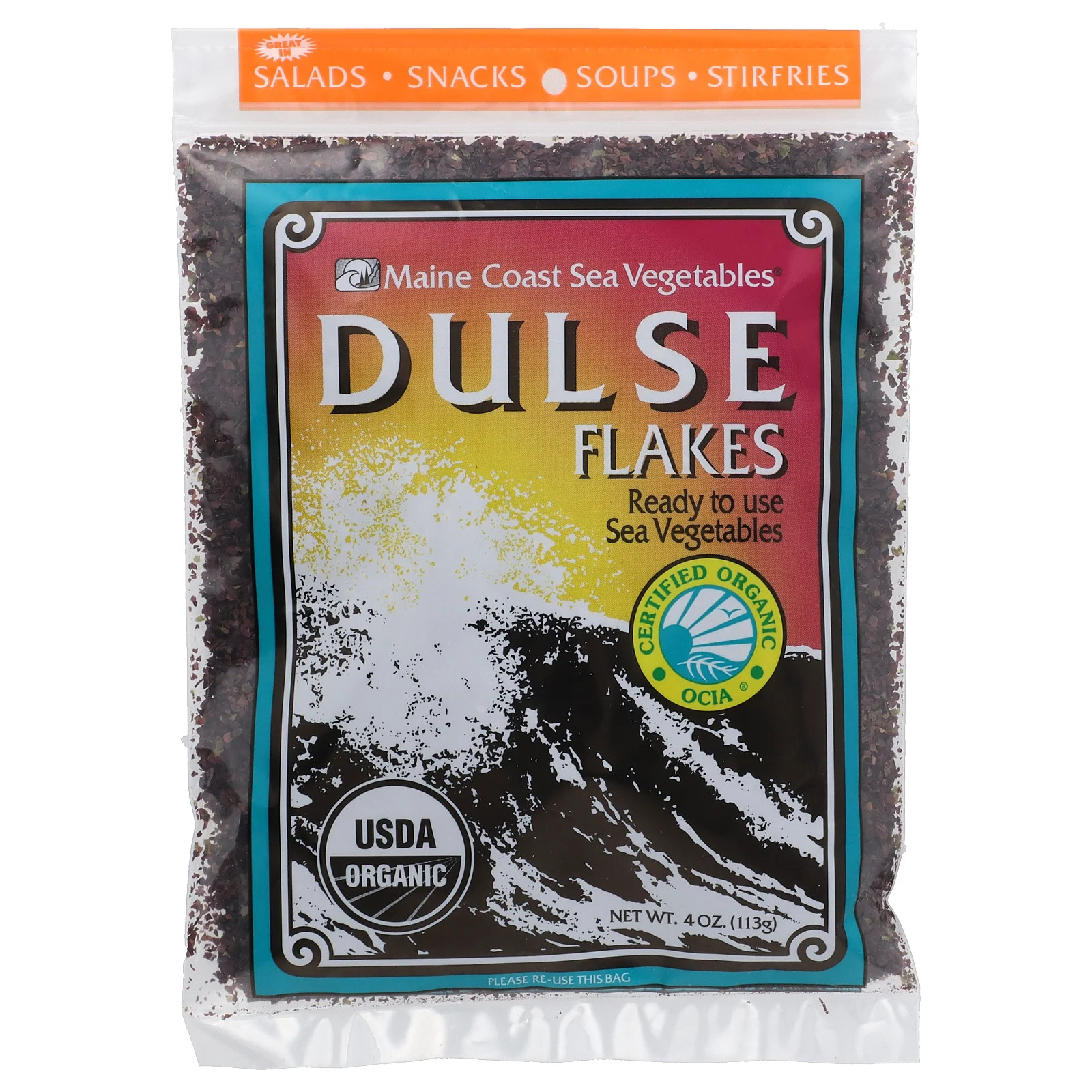 Хлопья Dulse, 4 унции (113 г)