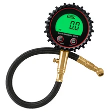 Tire Pressure Gauge With Measurement Range: 3-255PSI, 0.2-18Bar, 0.2-18kg/cm²