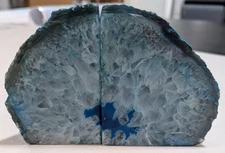 Sold as Shown: One of a Kind Genuine Brazilian Extra Quality Agate Bookends