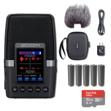 Zoom H2essential Multi-Mic Handy Recorder with APH-2e Accessory Pack Pro Bundle