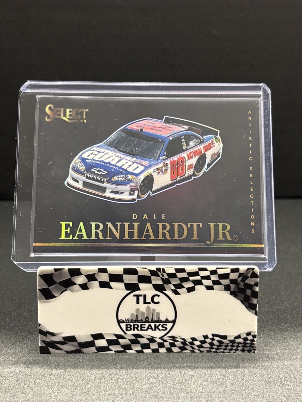 2024 Panini Select Dale Earnhardt Jr. Case Hit Ultra Rare Artistic Selections #5
