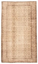Traditional Vintage Hand-Knotted Oriental Carpet 3'10" x 6'7" Wool Area Rug