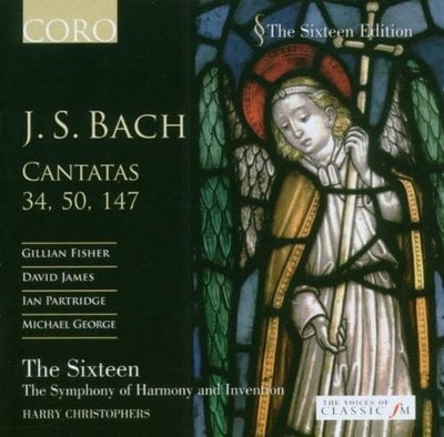 16 CHRISTOPHERS - JS BACH  CANTATAS 34 50 - CD - F4z