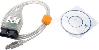 OBD2 Car Scanner Tool, Car Diagnostic Scan Tool 1.5M Mini VCI J2534 Code Reader