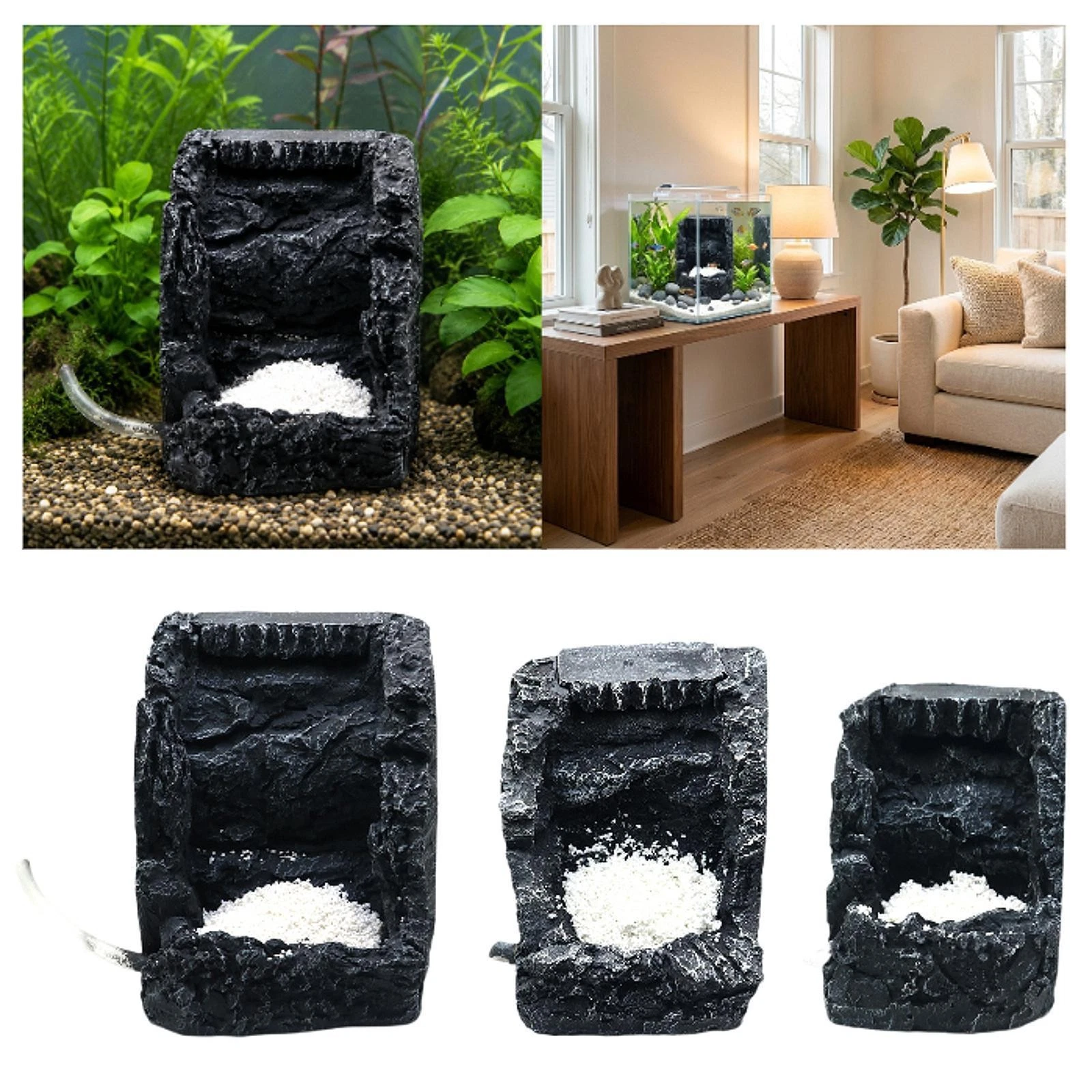 Fish Tank Accessories Hardscape Artificial for Aquascaping Habitat Fish Tank
Opens in a new window o