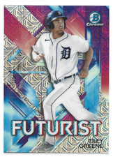 Riley Greene 2021 Bowman #FUT-RG Chrome Futurist Mojo Refractor - Tigers
