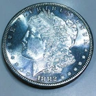 1882-S Morgan Silver Dollar Beautiful Gem Uncirculated Coin