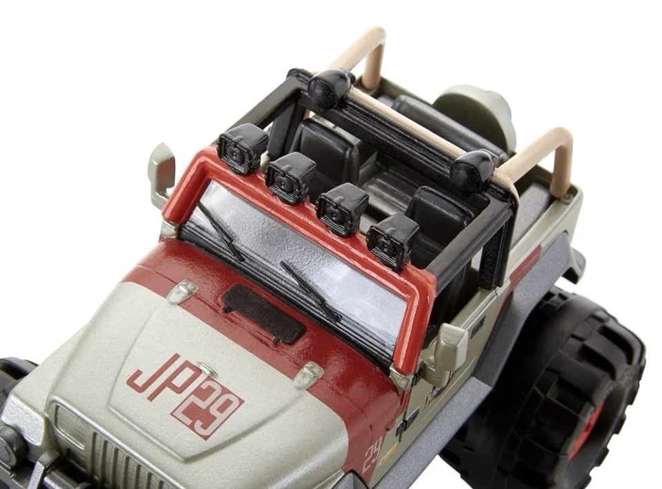 Jurassic World Fallen Kingdom: Mattel 2017 Matchbox 1:24 (‘93 JEEP WRANGLER) 3+ - Image 4 of 4