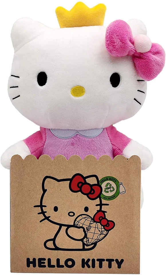 Peluche SANRIO HELLO KITTY Principessa 24 cm con SCATOLINA - Immagine 2 di 3