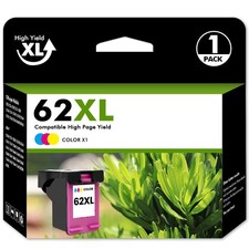 Compatible with HP 62XL Tri-Color Ink Cartridge for ENVY 5640 5642 5643 5644
