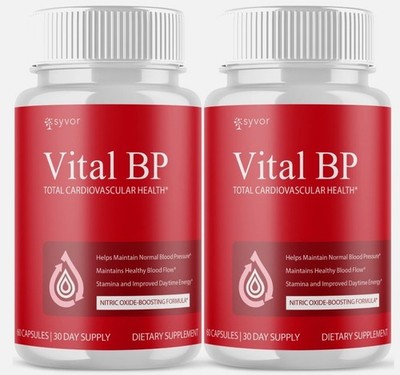 Vital BP Advanced Blood Support Vitamin Formula VitalBP 60 Capsules 2 Pack US