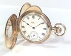 1928 Stunning WALTHAM R/Gold Half Hunter Gents Pocket Watch. Serviced. Antique