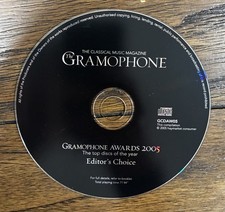 The Gramophone, 2005 Awards Issue, top Discs of the Year Editors Choice music CD