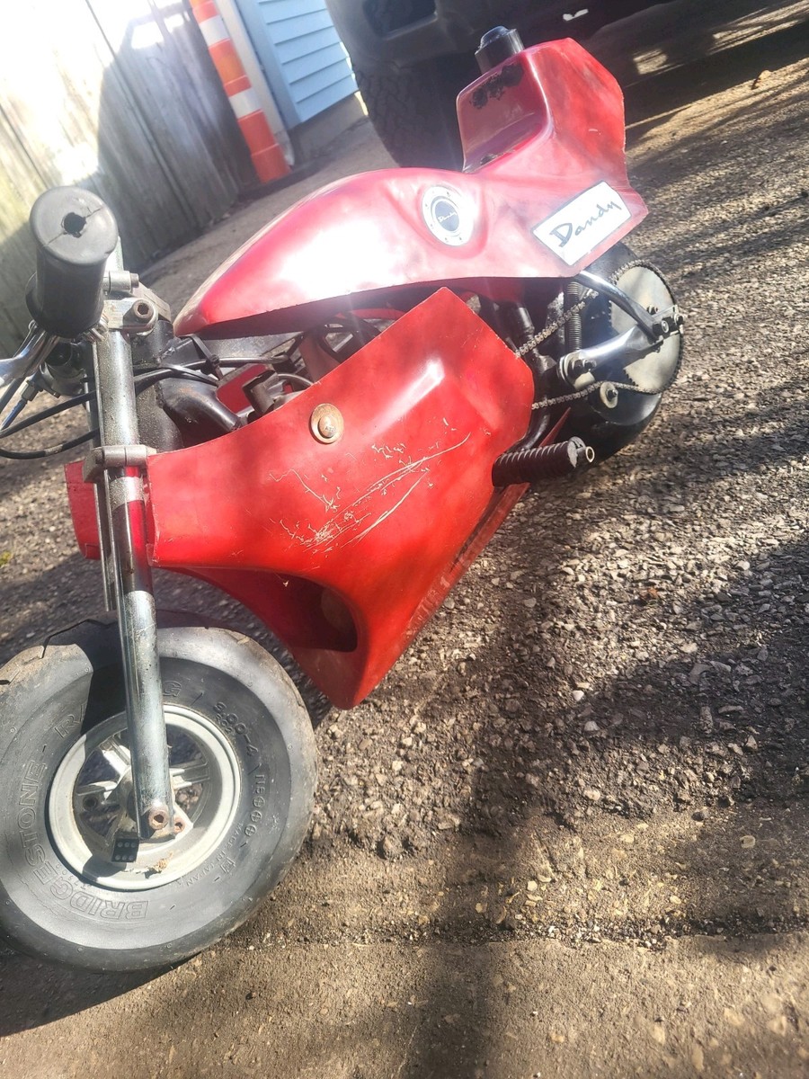 Dandy Pocket Bike 1980s from Japan mini motorcycle Red | eBay
