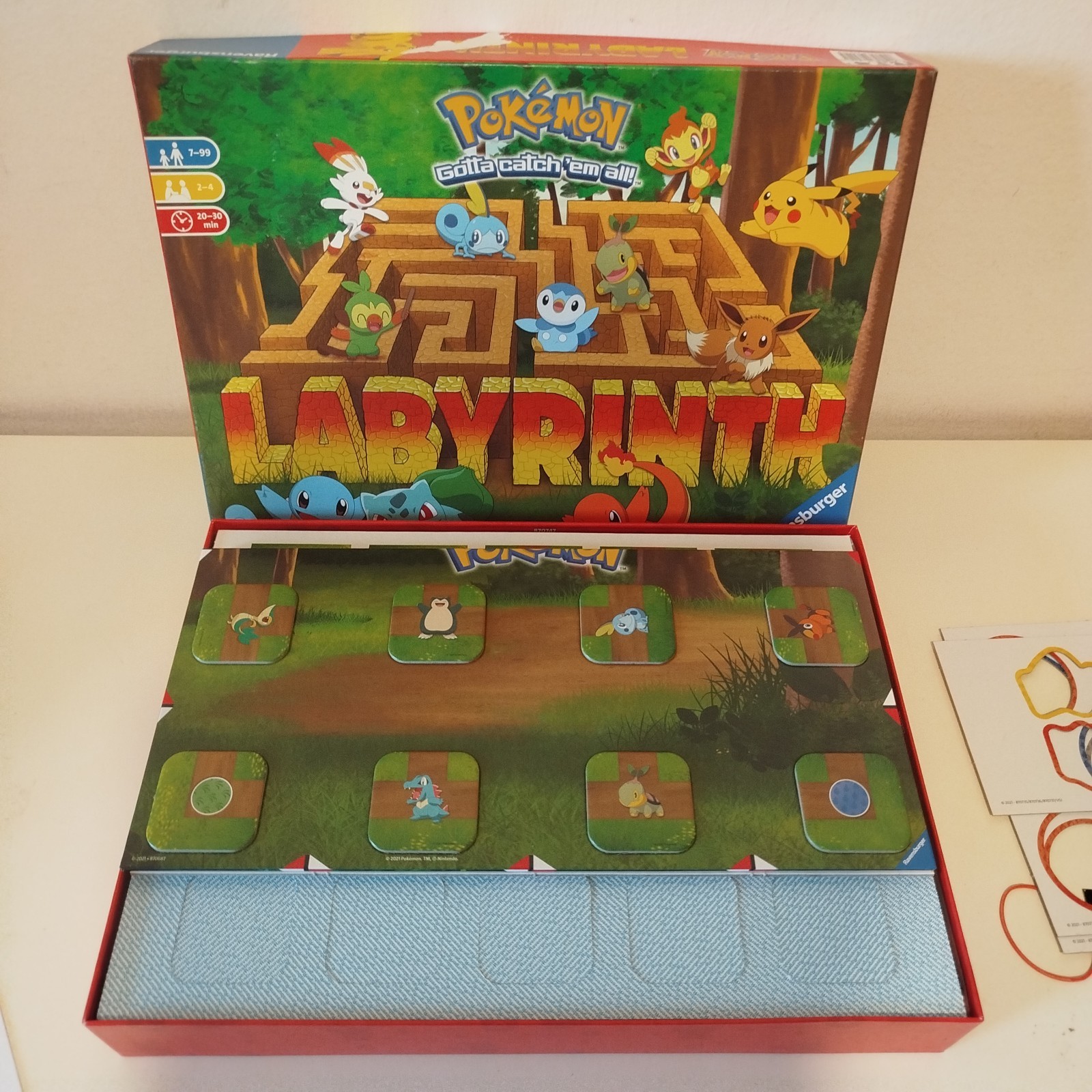 POKEMON LABYRINTH gioco da tavolo IN ITALIANO ravensburger LABIRINTO COMPLETO
