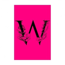 W: Monogram Initial Letter Notebook: Customized Monogrammed Lined Gift Journal