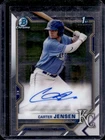2021 Bowman Draft Carter Jensen Chrome Auto 1st #CDA-CJ Royals