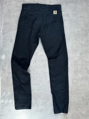 Carhartt WIP Sid Pant Herren W29 L32 Chino Hose Schwarz Black Slim Fit Hose - Bild 1 von 4