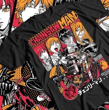 Chainsaw Man T-Shirt, Horror Anime Tee, CSM Denji Power Shirt, Unisex Cotton Top