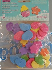 Creatology Foam Glitter Stickers Shapes Eggs Flowers Easter