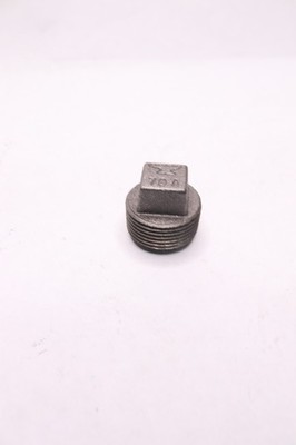 Anvil Square Head Plug Malleable Iron Pipe Fitting Black 1''