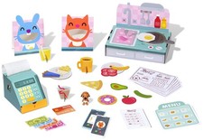 Sago Mini Pet Caf  Activity Box with Pretend Play Kitchen Toys, 1, Multicolor