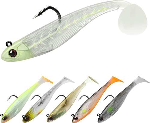 Easy Catch Pre-Rigged Soft Lures, Unique Vibrating Swim Action and Trembly Sinki - Picture 13 of 35
