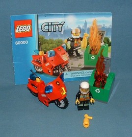 CITY, FIRE SETS 4427 ATV / 60000 MOTORCYCLE / 30368 WATER SCOOTER - LEGO - USED