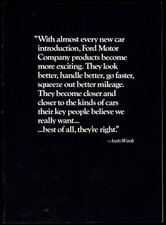 1984 Ford Thunderbird Turbo Mustang Svo Ltdlx Exp Escort Gt Ad Insert