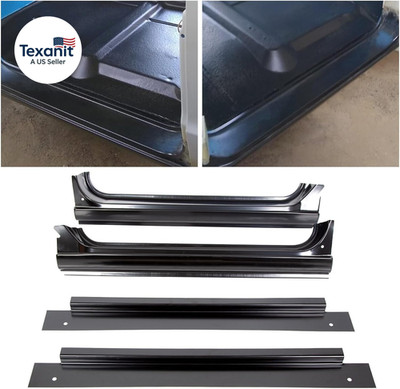 Full Rocker Panels Compatible with 1967-1972 Chevy Chevrolet GMC C10 Truck W/Inn