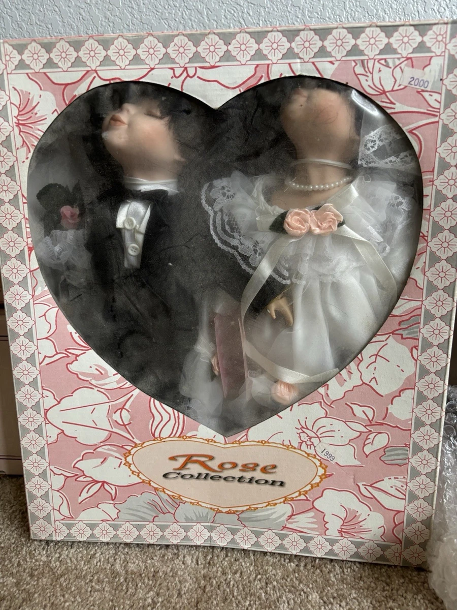 Paire De Poupées En Porcelaine, Vintage, D'occasion