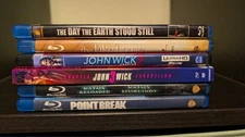 Keanu Reeves 6-Movie Collection Blu-ray Lot! John Wick 2 4K, Matrix, Point Break