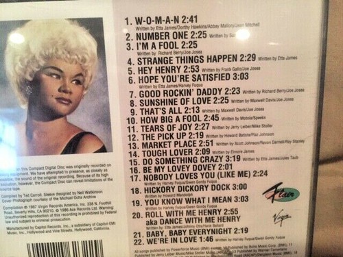 Etta James R & B Dynamite (CD, Virgin Recs., 1986) 22 tracks of great R & B - Picture 2 of 2