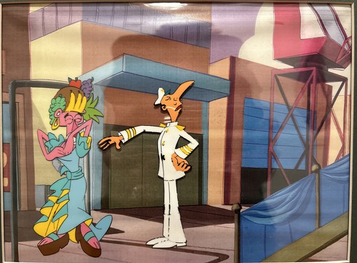 7 Pink Panther Carmen Miranda 1999 Animation Cel COA Sketches Hanna Barbera BL15 - Picture 7 of 10