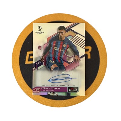 2023-24 Topps Finest Soccer Autograph FERRAN TORRES