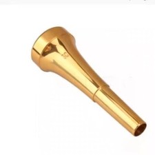 Professional Custom Trumpet Mouthpiece 3C Heavy Brass Gold Plated