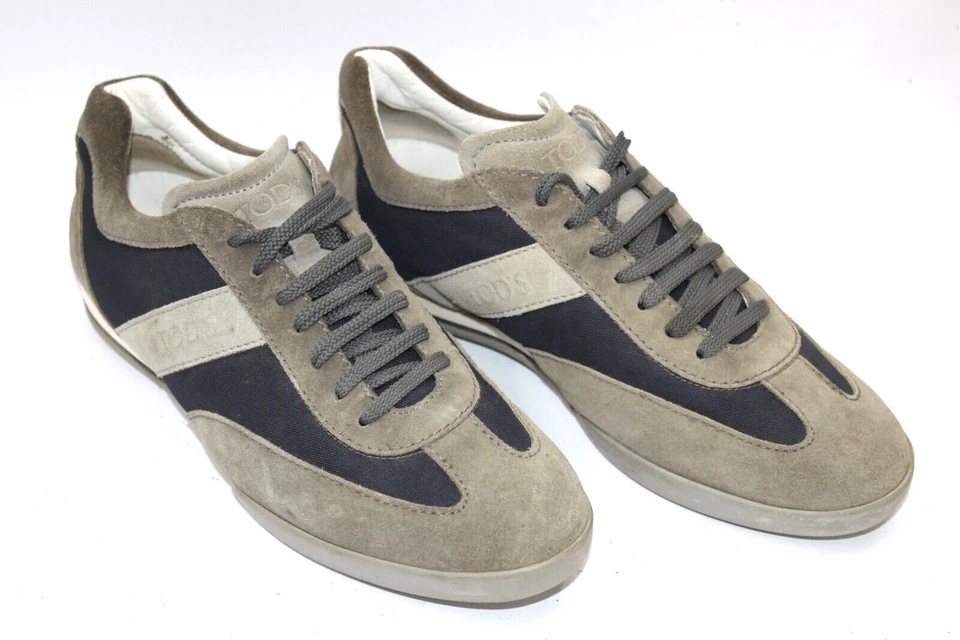 Tod's Hombre Zapatos Talla 6 Europa 38 Beige de Ante S8826 - Imagen 1 de 4