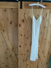 Victoria Secret Beautiful Ivory Slip Dress With Embellishments