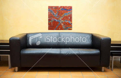 Copper Painting Original Art Metal Unique 24x24 Home Decor Atlanta Artist - Picture 7 of 9