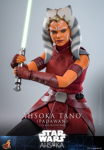 Nueva figura de acción Hot Toys TMS123 Star Wars Ahsoka Tano (Padawan) 1/6 en stock - Imagen 5 de 15