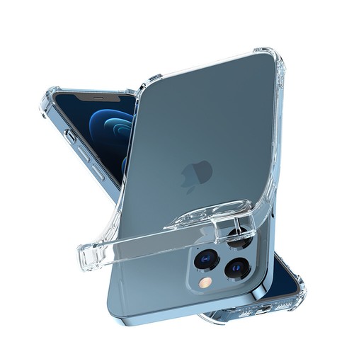 For iPhone 12 11 Pro Max XR XS Max Clear Case Rugged TPU Cover+Screen Protector - Picture 14 of 19