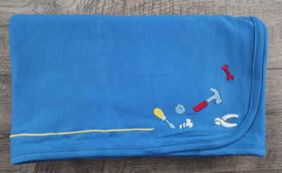 Gymboree Baby Boy New Vintage Mr. Fix It Baby Blanket