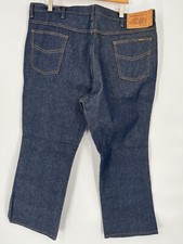 Vintage Sears Roebuck Mens Jeans 42x29 NOS 100 Cotton GENUINE ROEBUCKS Boot Cut